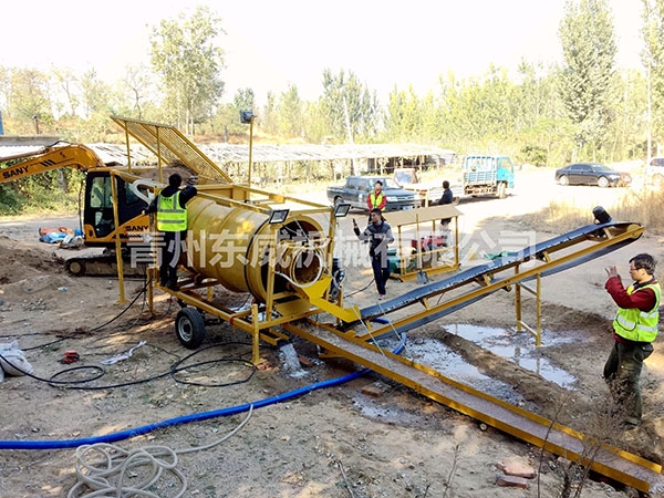 移動淘金機械-提取黃金